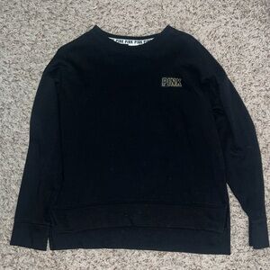 Victoria’s secret PINK sweatshirt black size XS